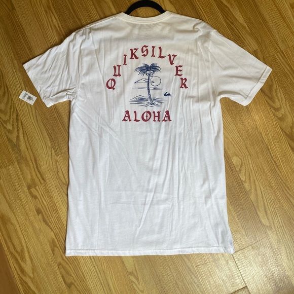 Quicksilver Old English “Aloha” T-shirt Men’s XL , NWT - Picture 1 of 12